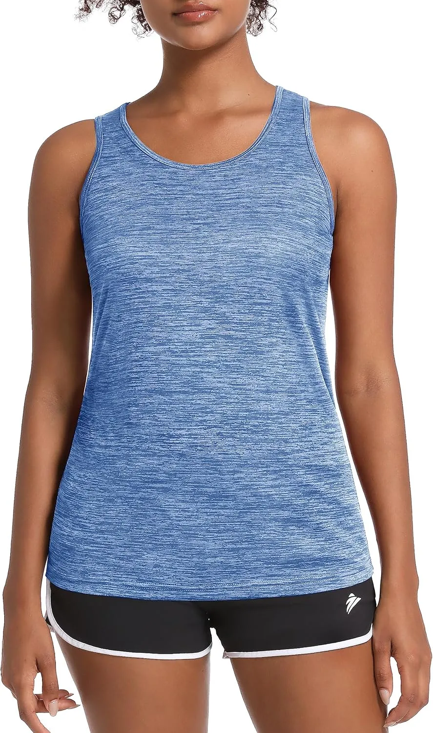 MAGCOMSEN Women's Workout Tank Tops Quick Dry Sleeveless Running Athletic Shirts Moisture Wicking Gym Yoga Tops