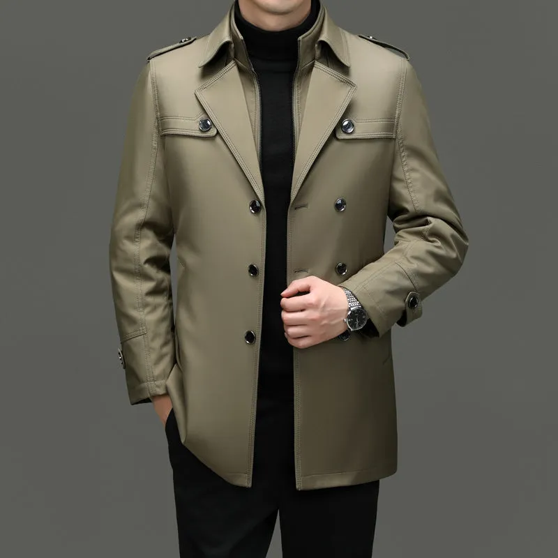 Maxwell Double-Breasted Trench Coat