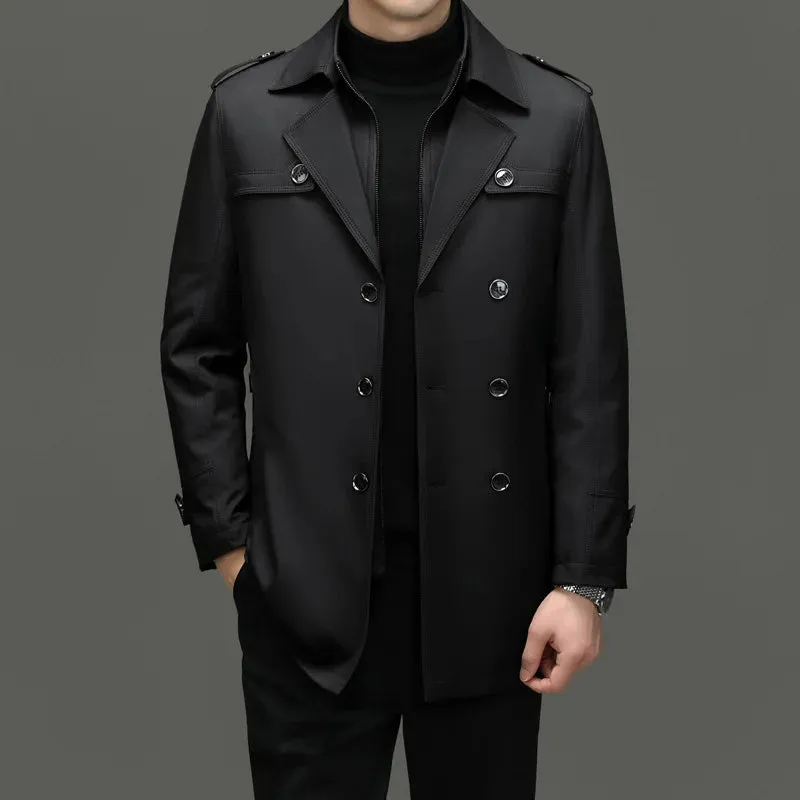 Maxwell Double-Breasted Trench Coat