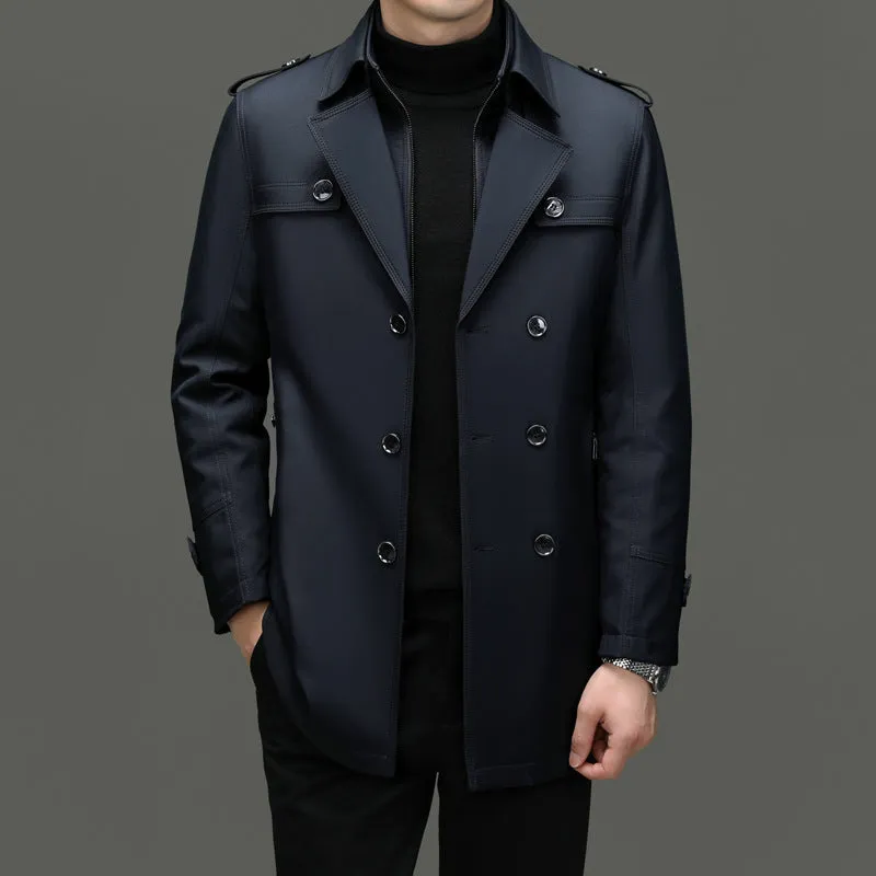 Maxwell Double-Breasted Trench Coat