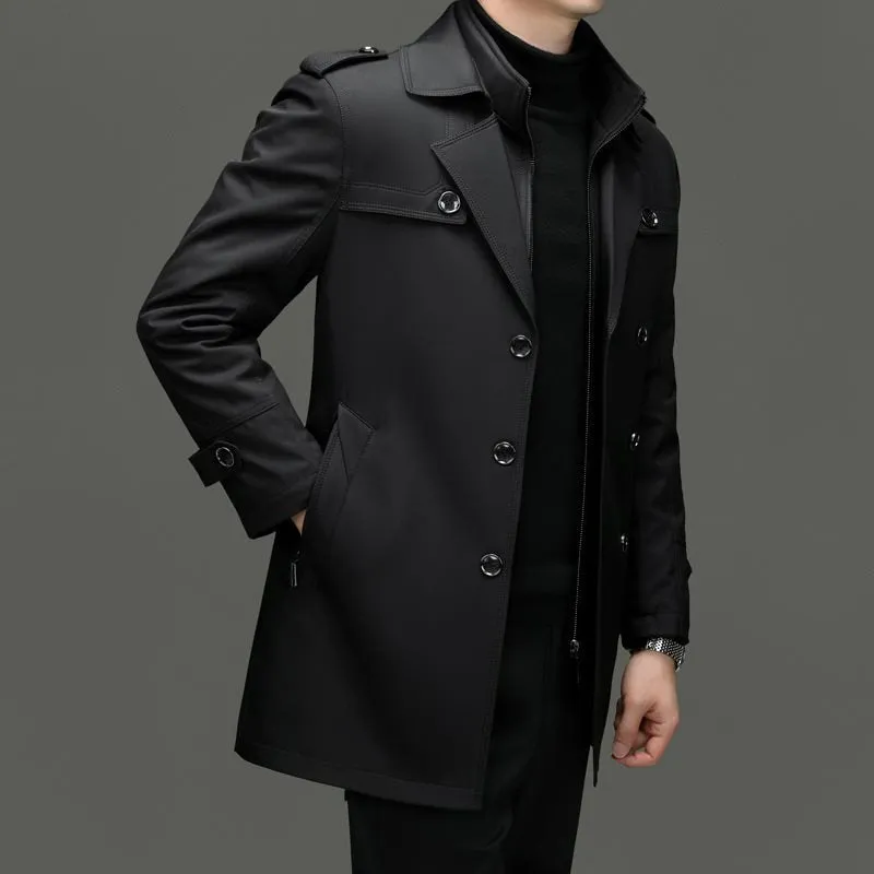 Maxwell Double-Breasted Trench Coat
