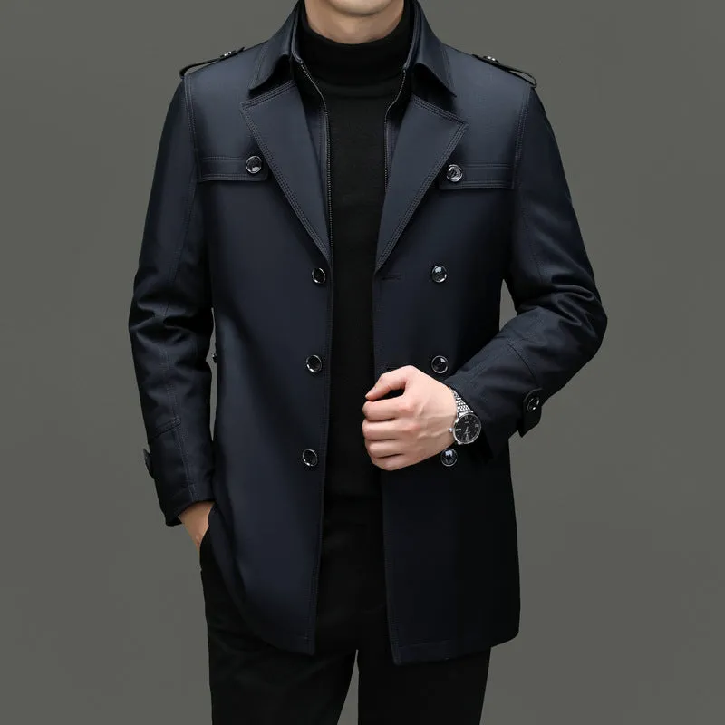 Maxwell Double-Breasted Trench Coat