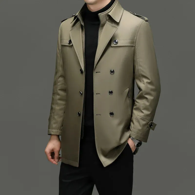Maxwell Double-Breasted Trench Coat