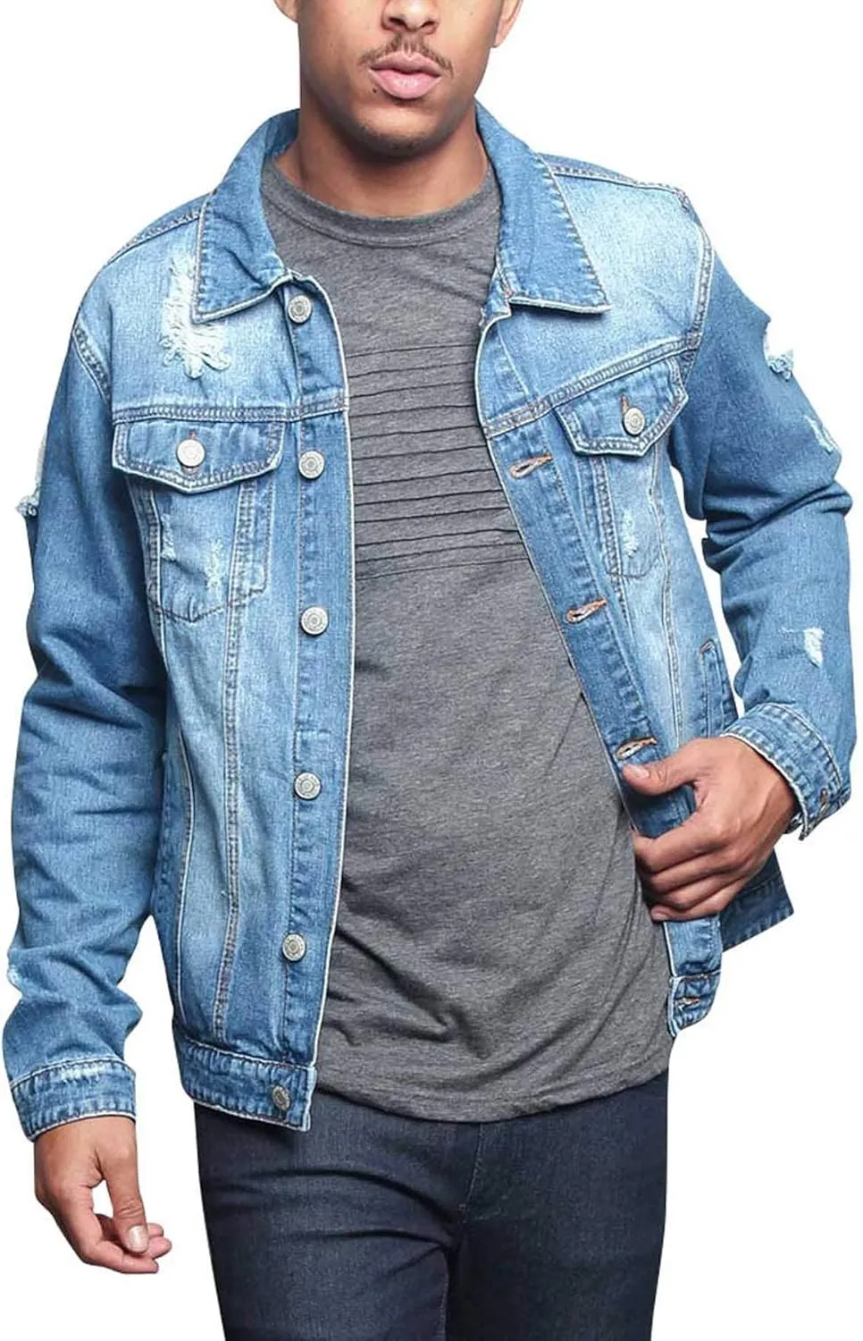 Men's Classic Fashion Denim Jean Jackets