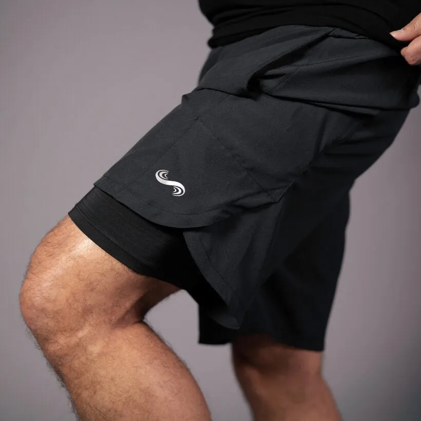Men’s Compression Split Shorts