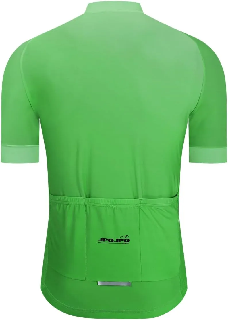 Men's Cycling Jersey Short Sleeve Breathable Biking Shirts Summer Bicycle Tops Quick Dry