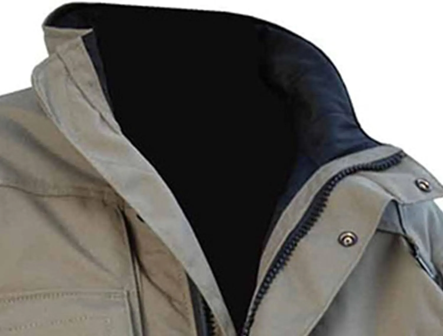 Men's Outdoor Cargo Tactical Jackets Multi-Pockets Stand Collar Military Jackets Lightweight Cotton Windbreaker