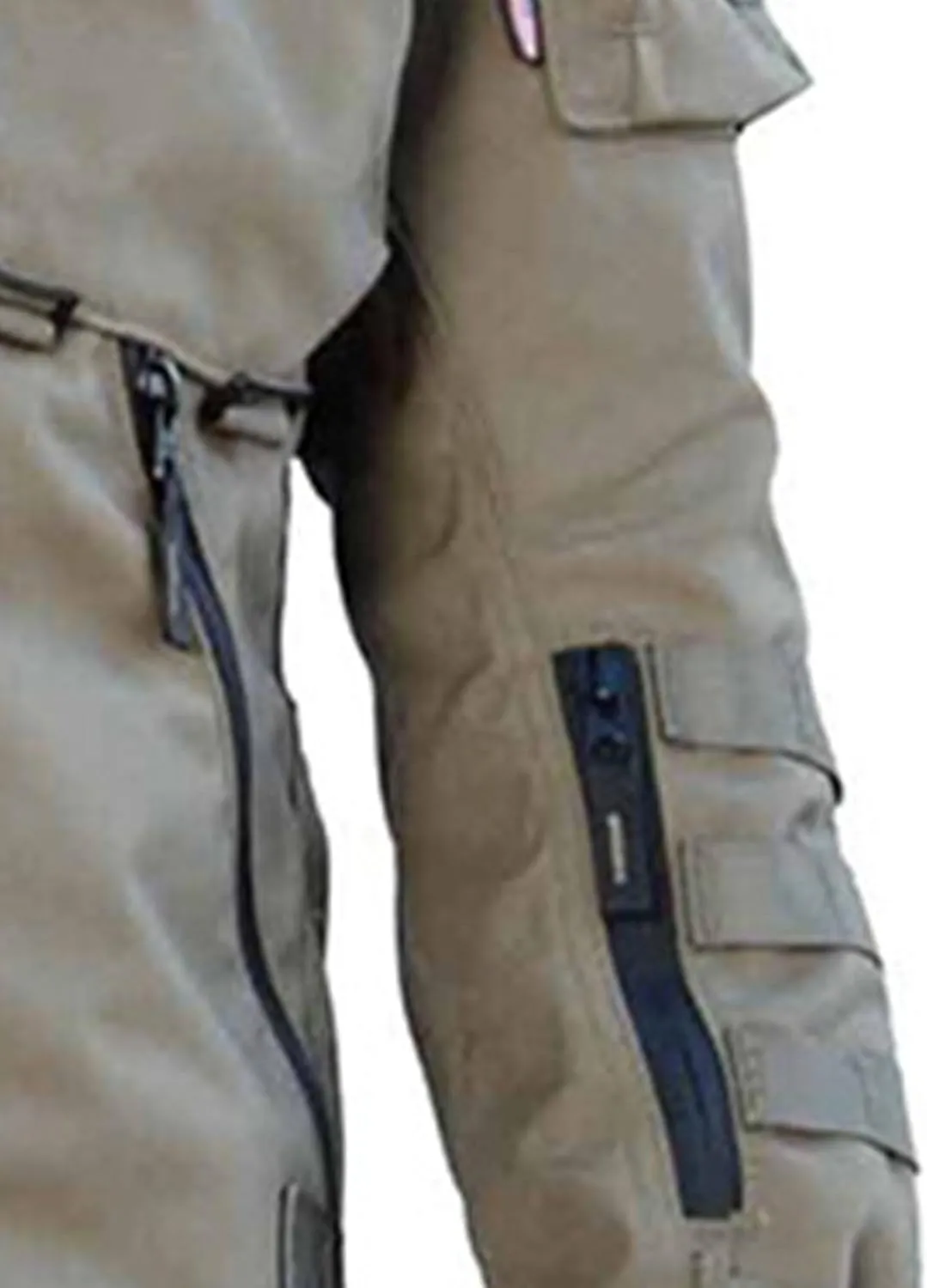 Men's Outdoor Cargo Tactical Jackets Multi-Pockets Stand Collar Military Jackets Lightweight Cotton Windbreaker