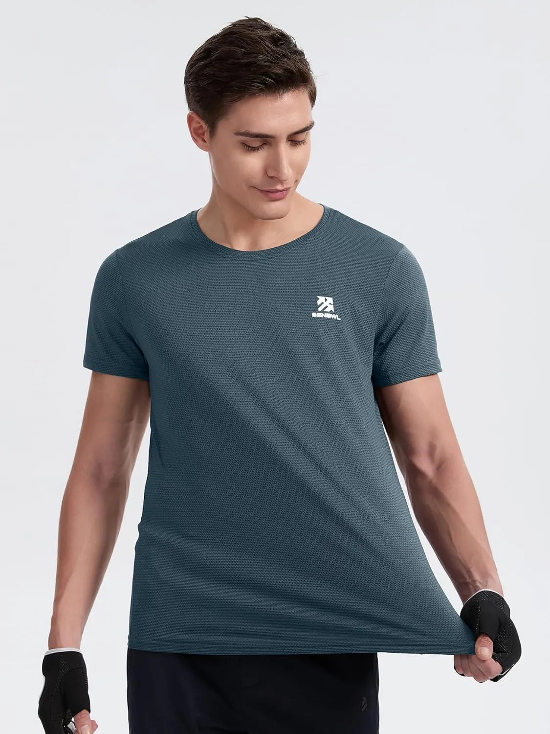 Moisture Wicking Soft Running Pickleball Workout Shirts for Men