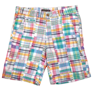 Patch Madras Short, Lt Green