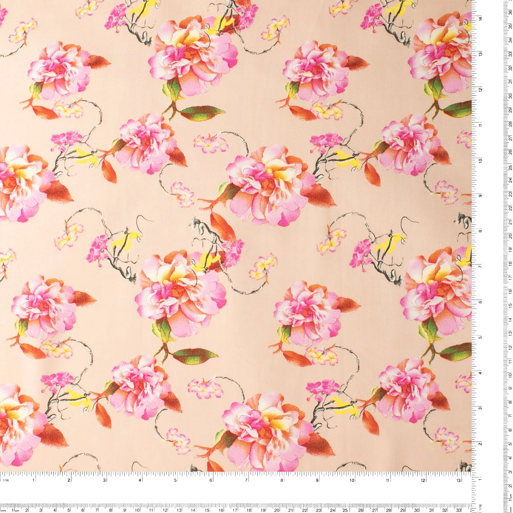 Printed Rayon Poplin - TIFFANY - 031 - Blush
