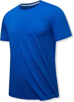 Quick Dry Mens T-Shirts Summer Workout Running Fitness Athletic Short Sleeve Shirts Oversize Gym Performance Undershirts