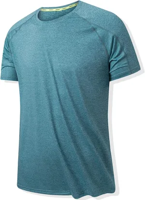 Quick Dry Mens T-Shirts Summer Workout Running Fitness Athletic Short Sleeve Shirts Oversize Gym Performance Undershirts