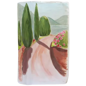 "Como II" Painted Backdrop by Virginia Johnson