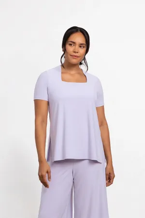 Square Neck Top | Lavender