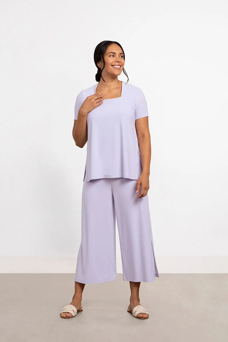 Square Neck Top | Lavender