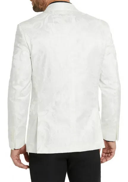 Tallia Blazer Tone on Tone | White