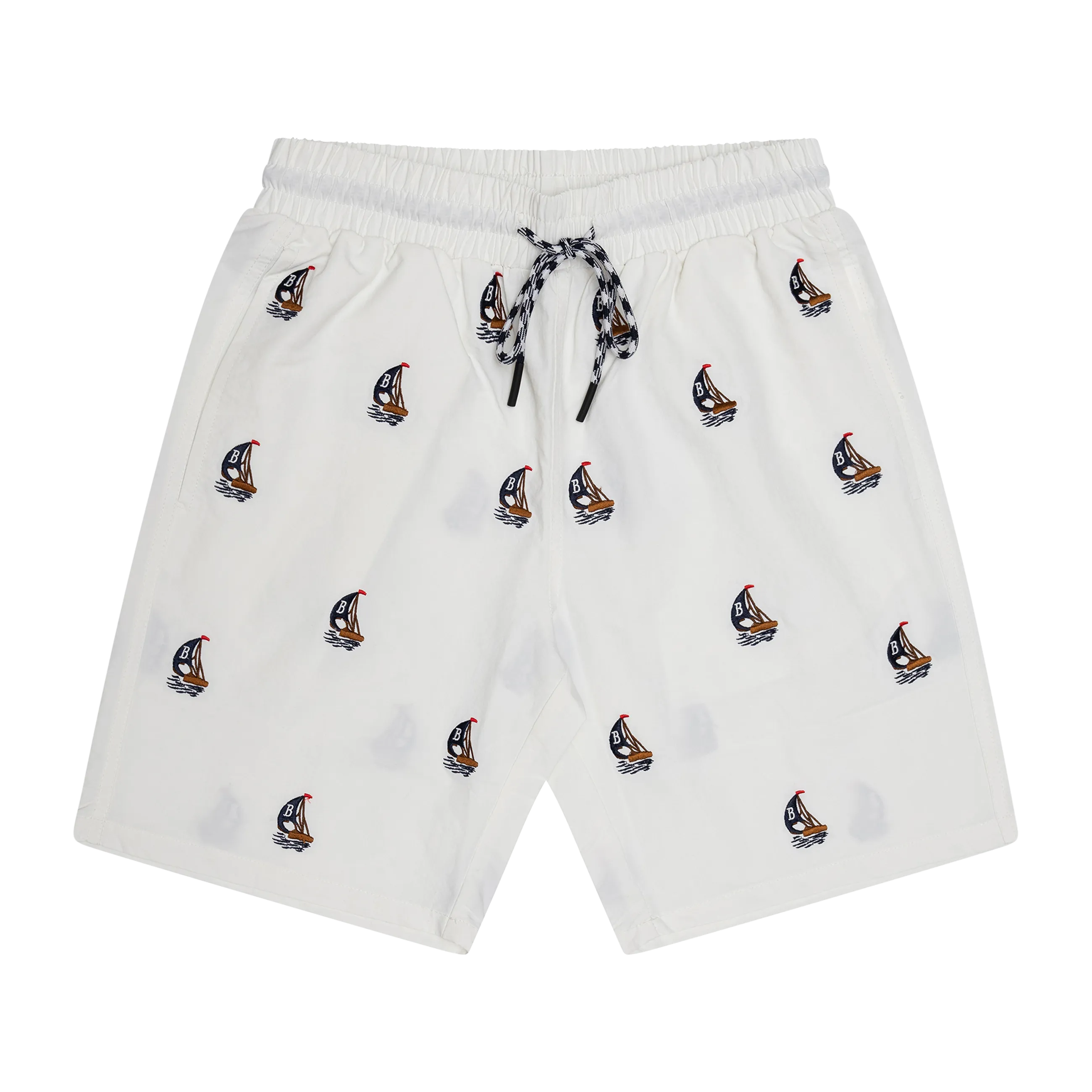 THE CLASSIC SWIM SHORTS- WHITE