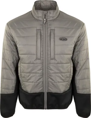 Two-Tone Synthetic Double-Down Full Zip
