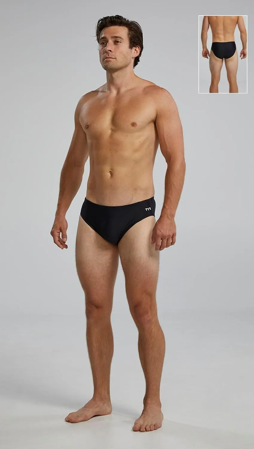 TYReco Solid Racer Brief Swimsuit