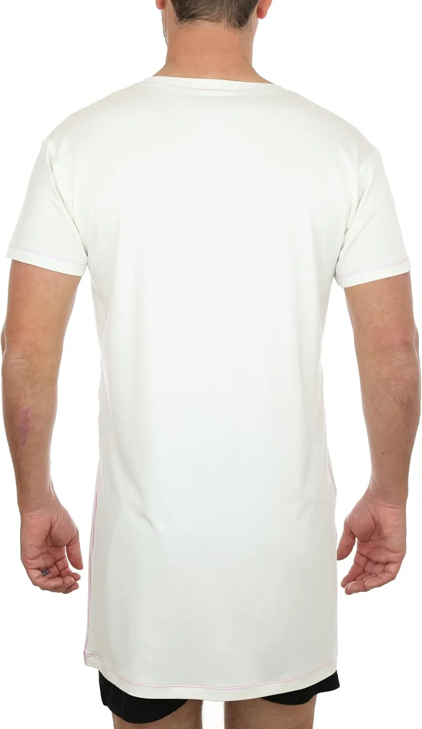 Ultra-Soft Long Undershirt with V-Neck