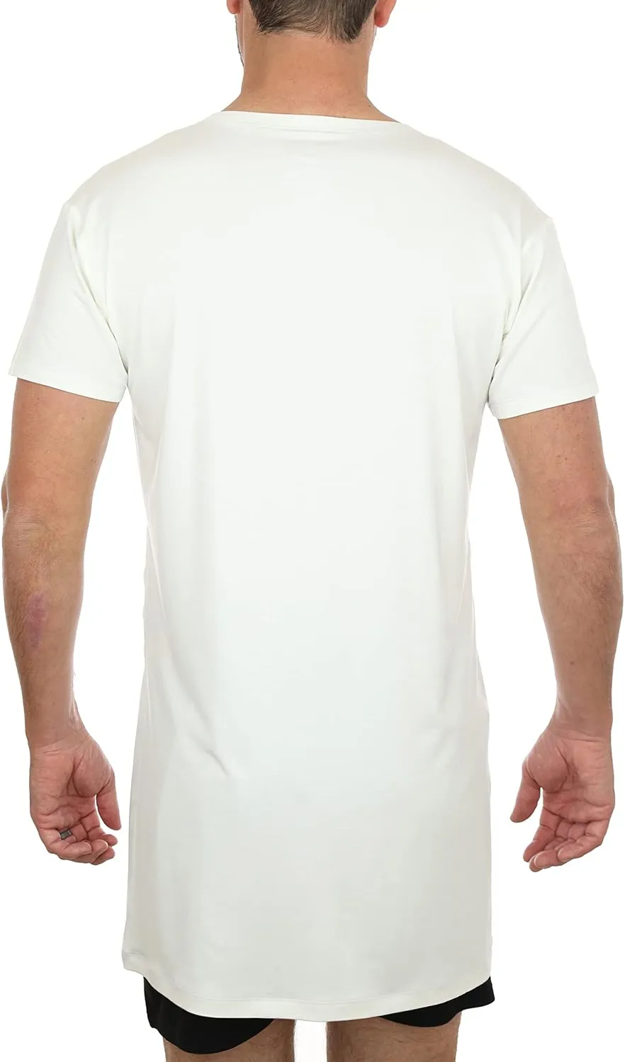 Ultra-Soft Long Undershirt with V-Neck