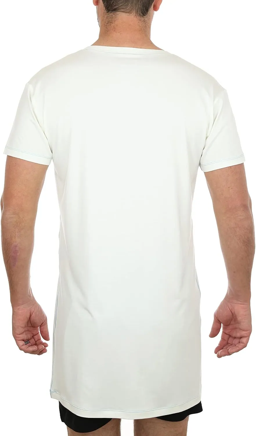 Ultra-Soft Long Undershirt with V-Neck