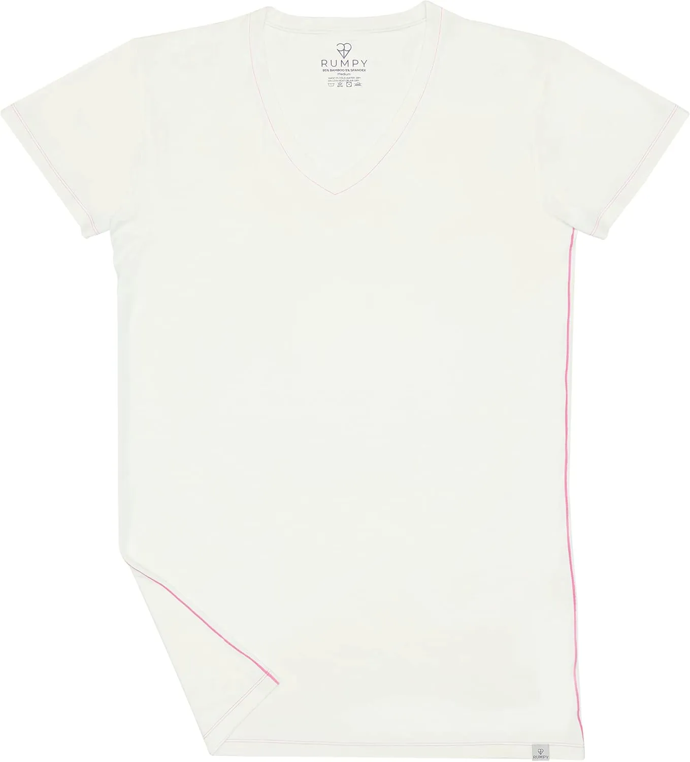 Ultra-Soft Long Undershirt with V-Neck