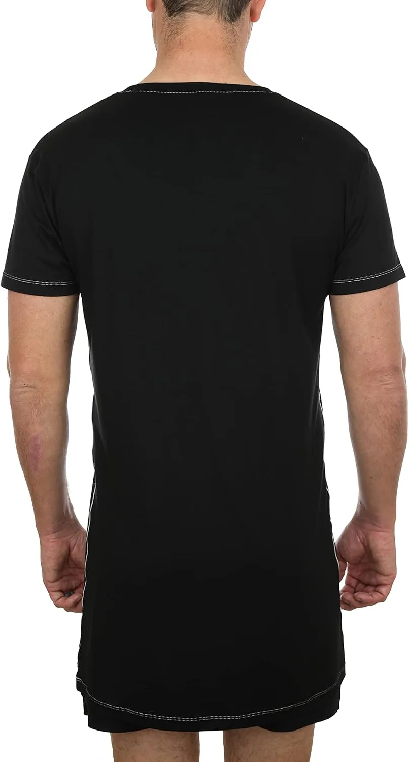 Ultra-Soft Long Undershirt with V-Neck
