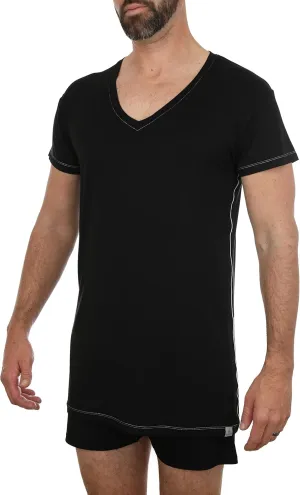 Ultra-Soft Men's Undershirt with V-Neck