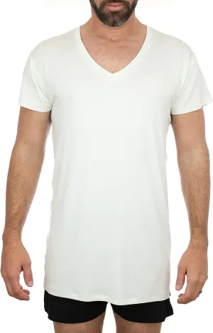 Ultra-Soft Men's Undershirt with V-Neck