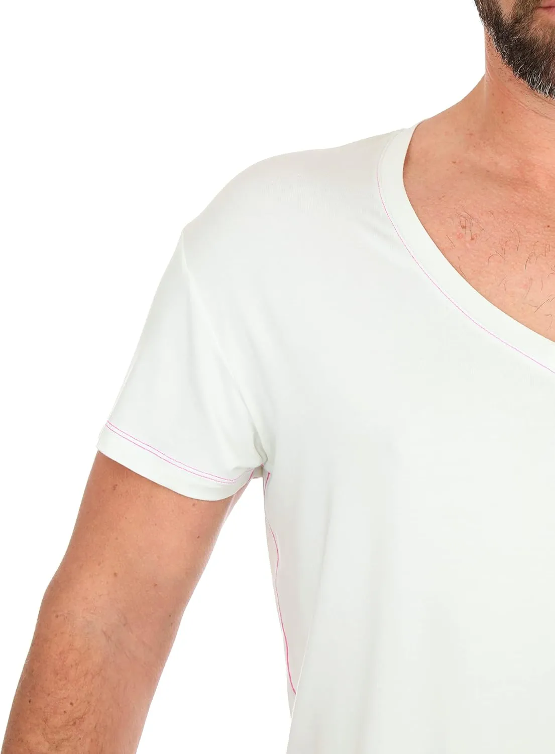 Ultra-Soft Men's Undershirt with V-Neck