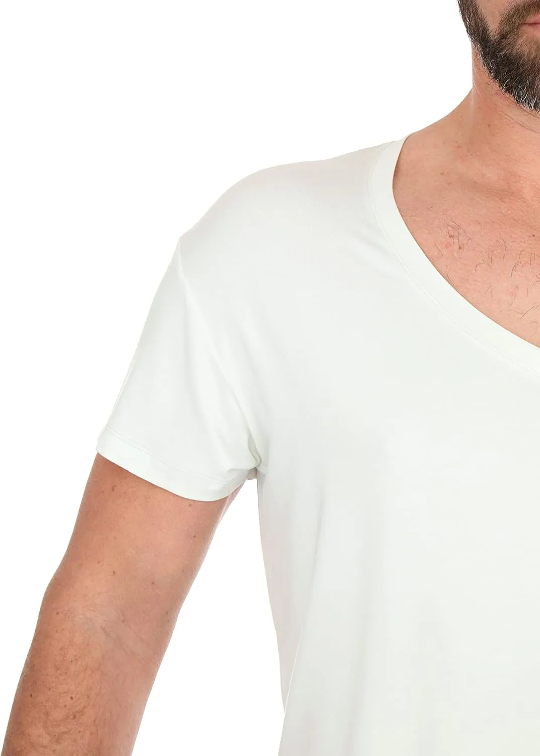 Ultra-Soft Men's Undershirt with V-Neck