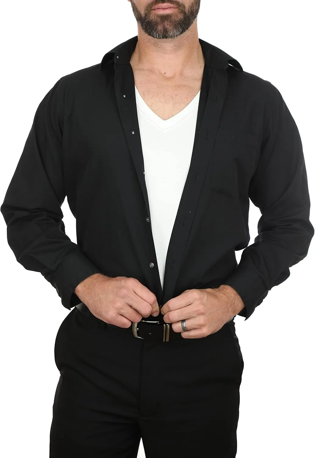 Ultra-Soft Men's Undershirt with V-Neck