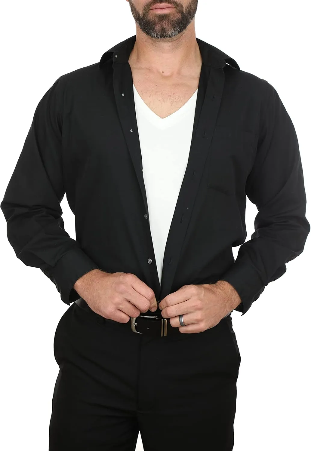 Ultra-Soft Men's Undershirt with V-Neck