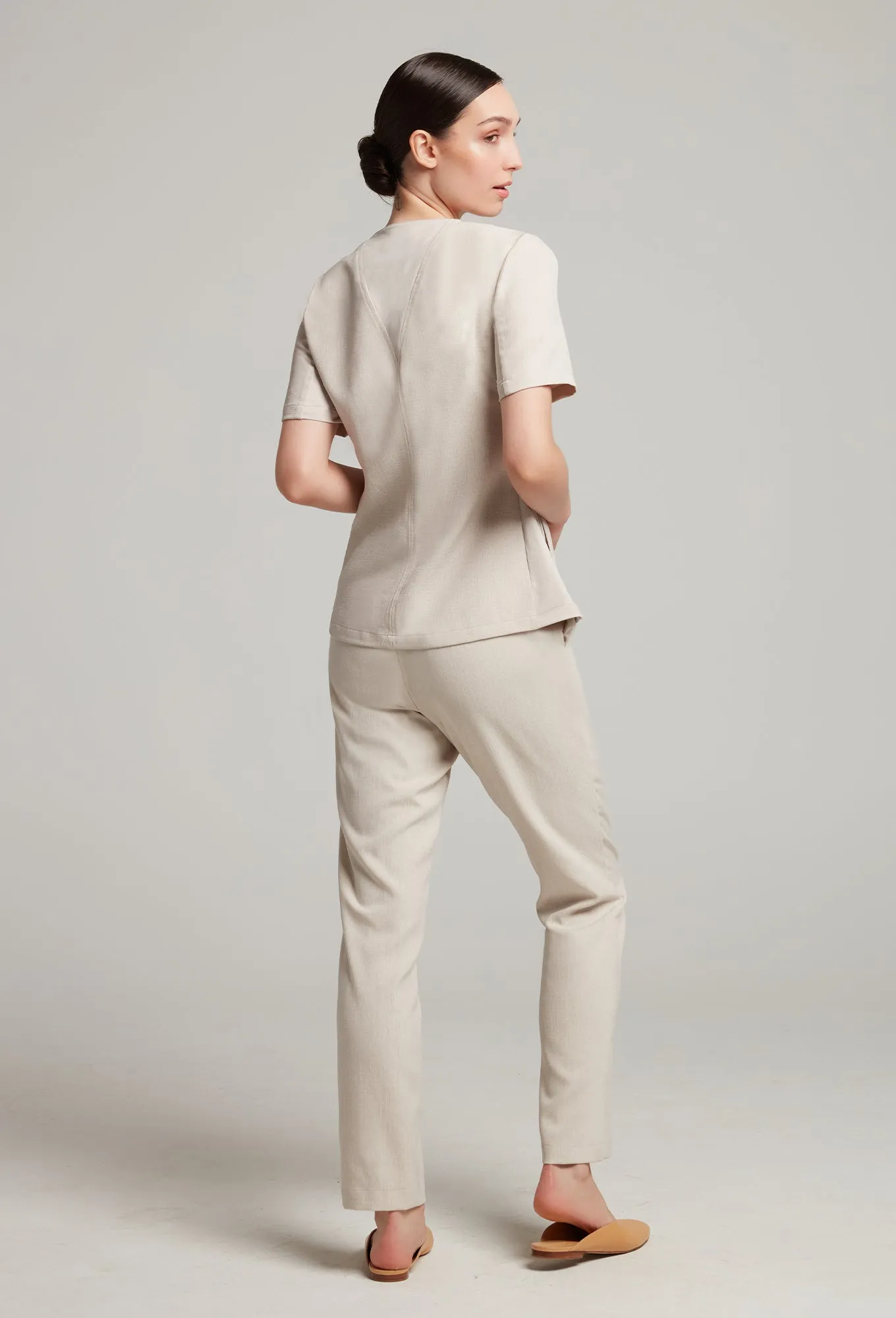 Valencia Faux Linen Tunic