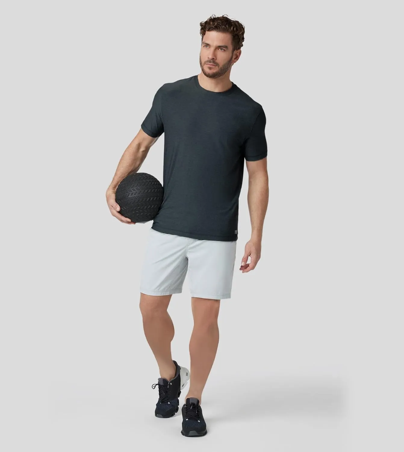 Velou Men's T-Shirts Ultra Soft Premium Short Sleeve Workout Shirts for Men Casual Crew Neck Summer Basic Gym Athletic Shirts