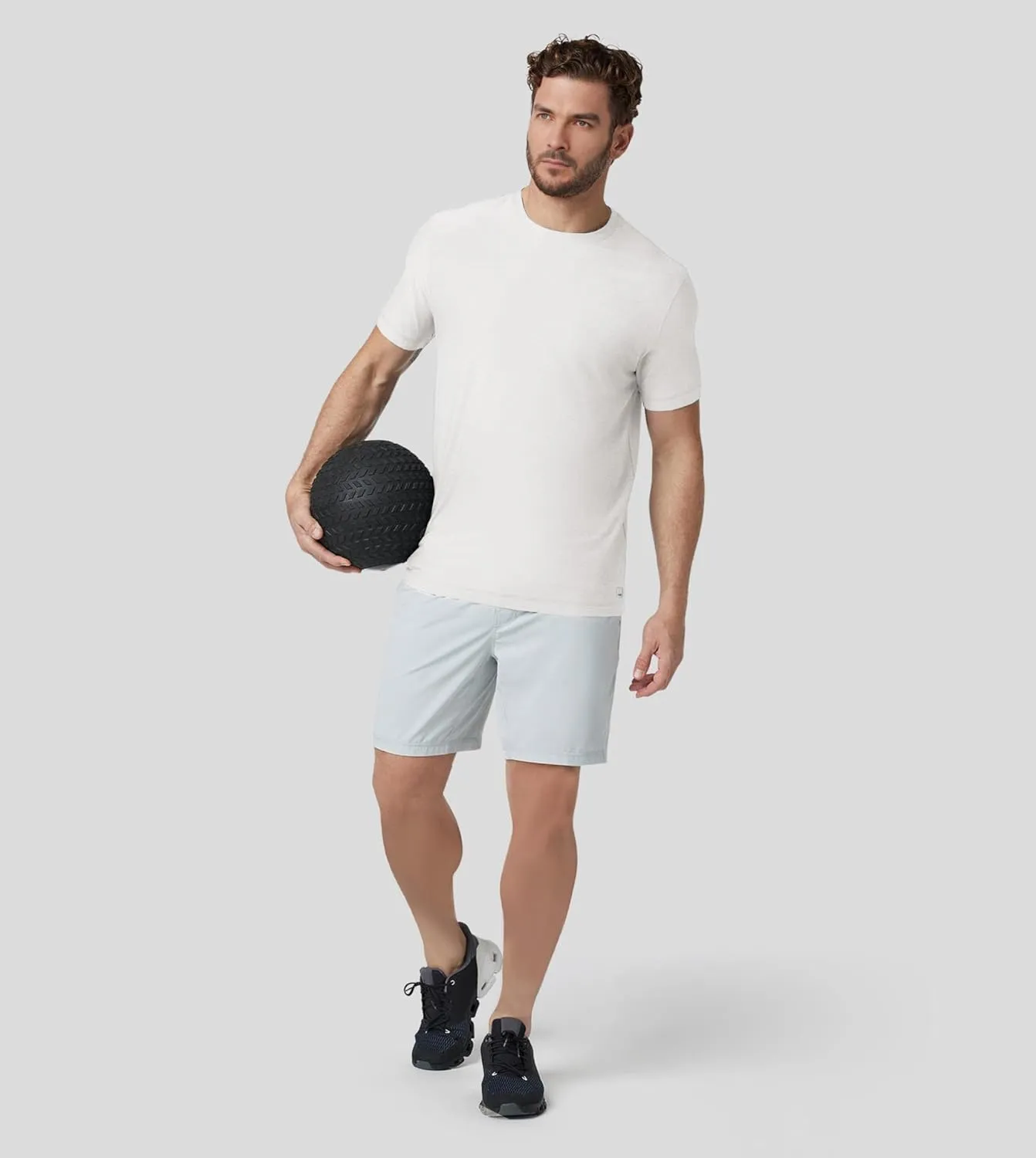 Velou Men's T-Shirts Ultra Soft Premium Short Sleeve Workout Shirts for Men Casual Crew Neck Summer Basic Gym Athletic Shirts