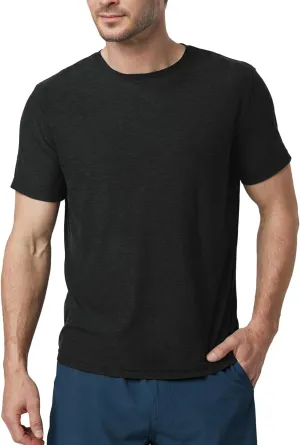 Velou Men's T-Shirts Ultra Soft Premium Short Sleeve Workout Shirts for Men Casual Crew Neck Summer Basic Gym Athletic Shirts