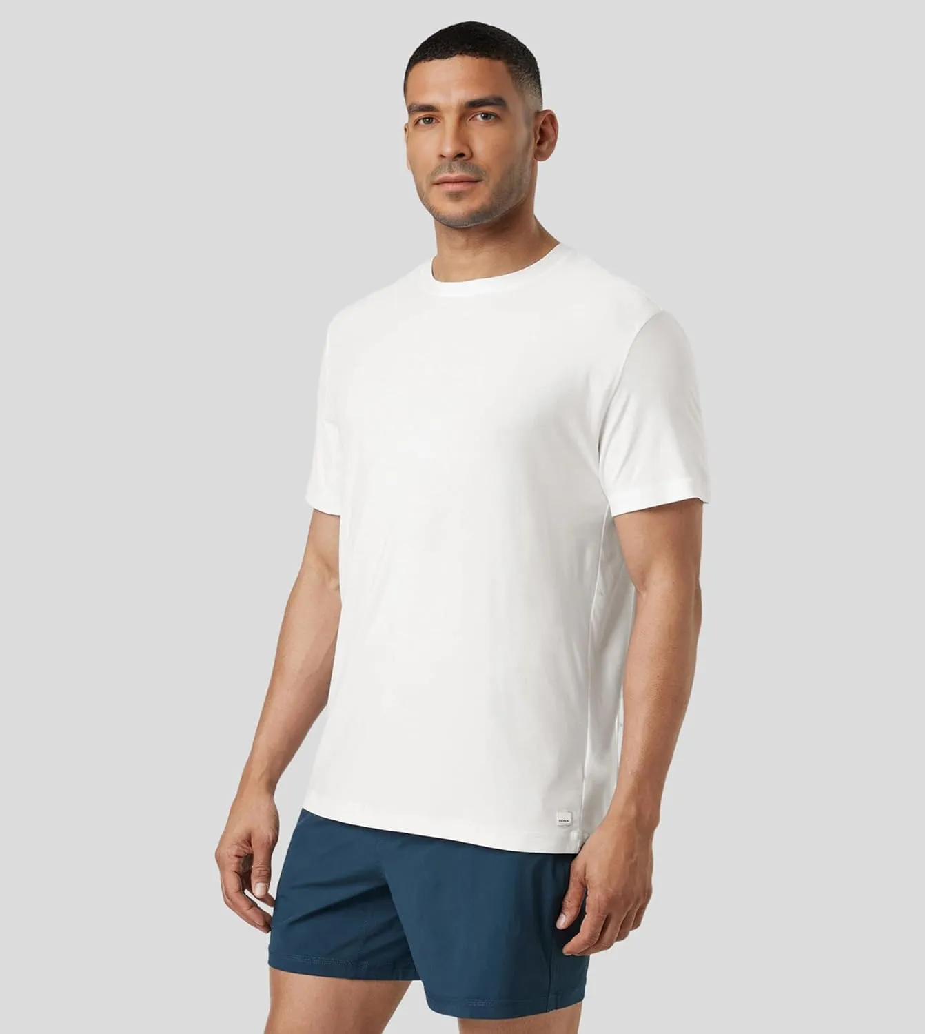 Velou Men's T-Shirts Ultra Soft Premium Short Sleeve Workout Shirts for Men Casual Crew Neck Summer Basic Gym Athletic Shirts
