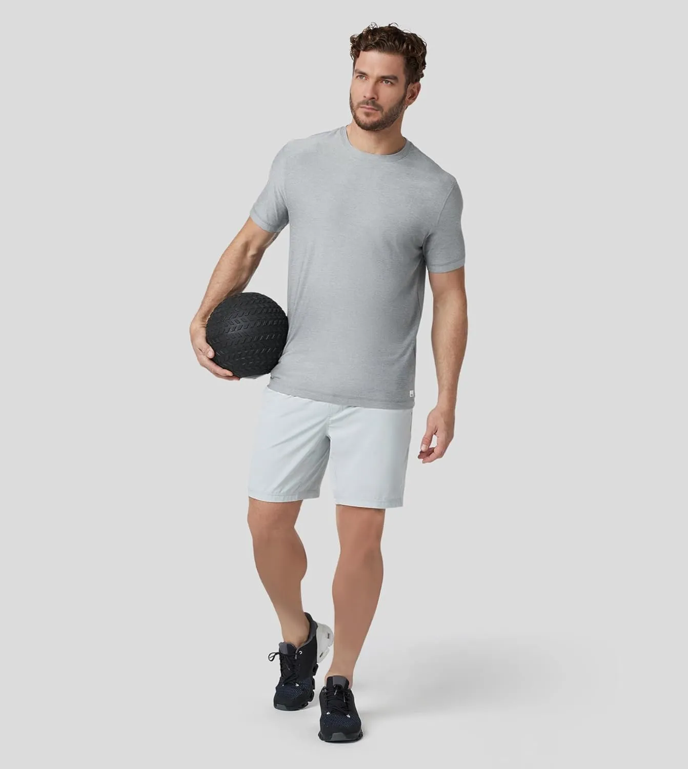 Velou Men's T-Shirts Ultra Soft Premium Short Sleeve Workout Shirts for Men Casual Crew Neck Summer Basic Gym Athletic Shirts