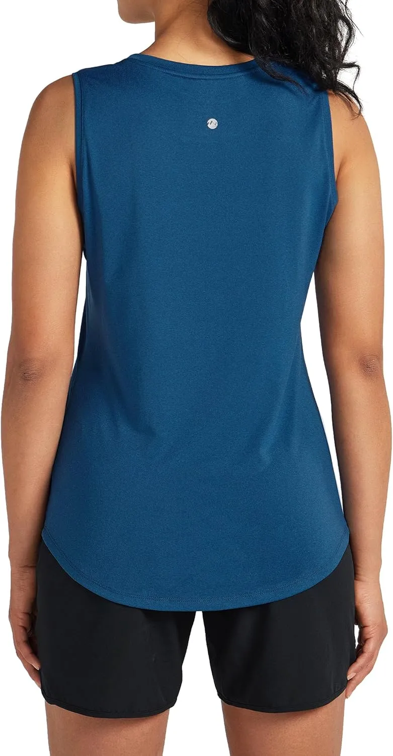 Willitsports Women's Workout Tank Tops Sleeveless Running Yoga Tops Quick Dry Active Shirts Gym Exercise Loose Fit