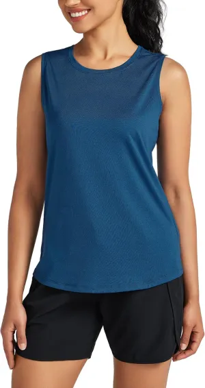Willitsports Women's Workout Tank Tops Sleeveless Running Yoga Tops Quick Dry Active Shirts Gym Exercise Loose Fit
