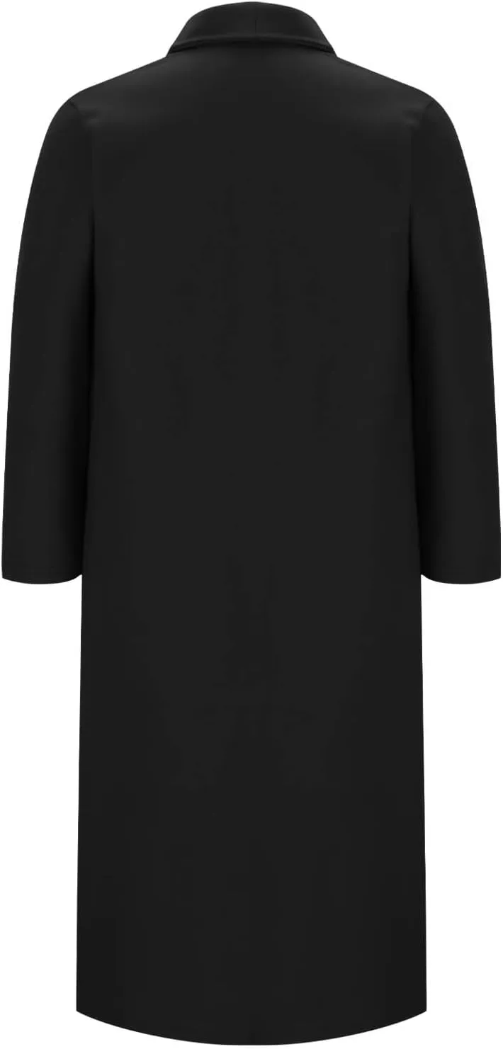 Women's Chic Shawl Collar Work Maxi Long Pea Coat Solid Color Thick Trench Coats Fall Winter Versatile Jackets 2024