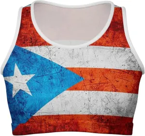 Women's Soft Sleeveless Tank Tops Gay-Bear Pride Flag Scoop Neck Basic Cami Shirts