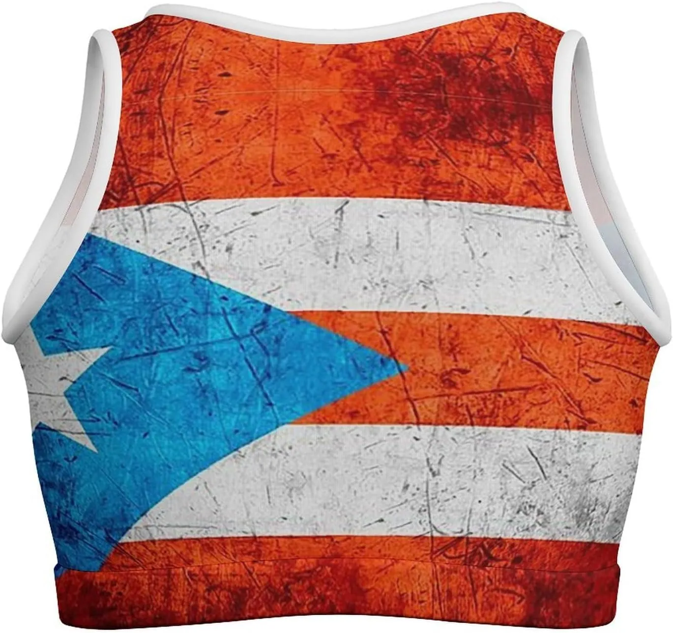 Women's Soft Sleeveless Tank Tops Gay-Bear Pride Flag Scoop Neck Basic Cami Shirts