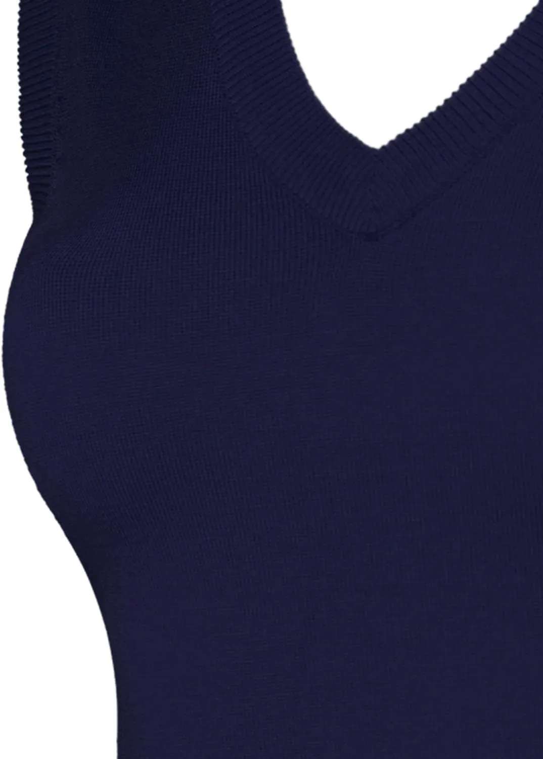 Women's Solid Basic V-Neck Sleeveless Soft Stretch Pullover Sweater Vest Top
