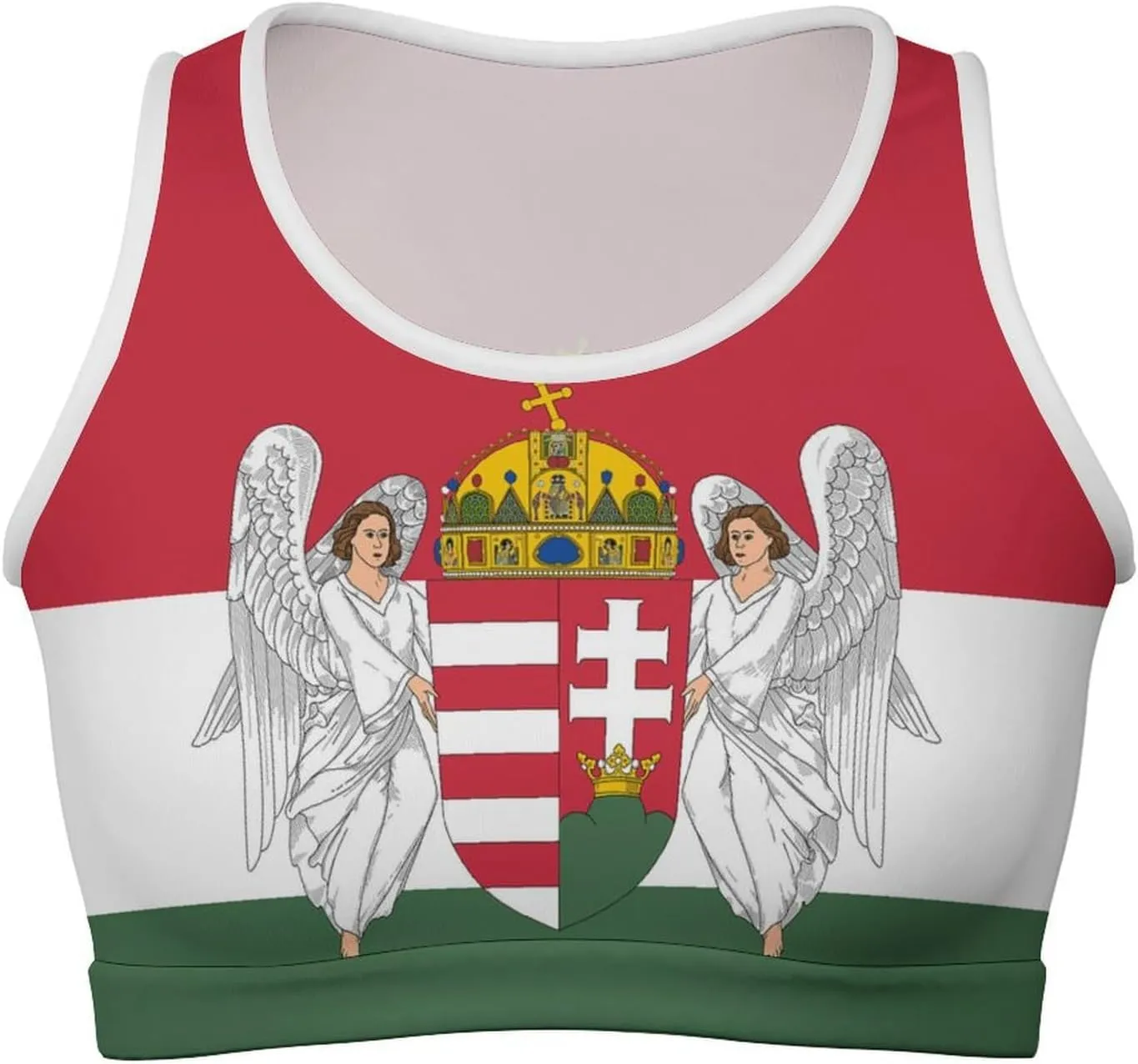 Zakqeik Women's Soft Sleeveless Tank Tops Mari El Flag Scoop Neck Basic Cami Shirts