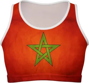 Zakqeik Women's Soft Sleeveless Tank Tops Mari El Flag Scoop Neck Basic Cami Shirts