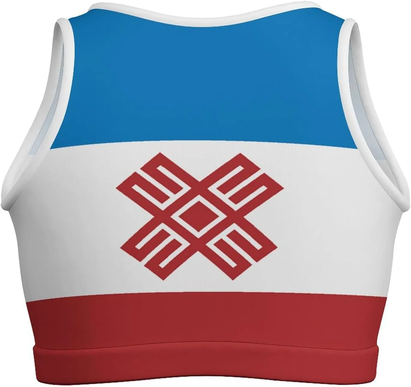 Zakqeik Women's Soft Sleeveless Tank Tops Mari El Flag Scoop Neck Basic Cami Shirts